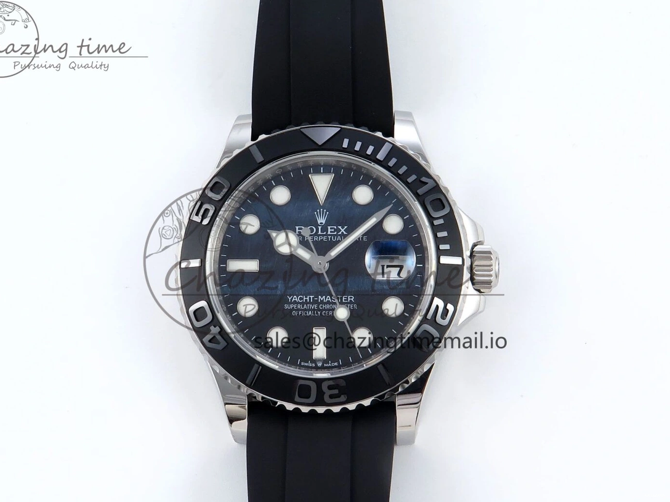 Falcon’s 42mm 226659 Oysterflex Edition Dial A3235 EWEF Eye Best on Yacht-Master Strap 0516
